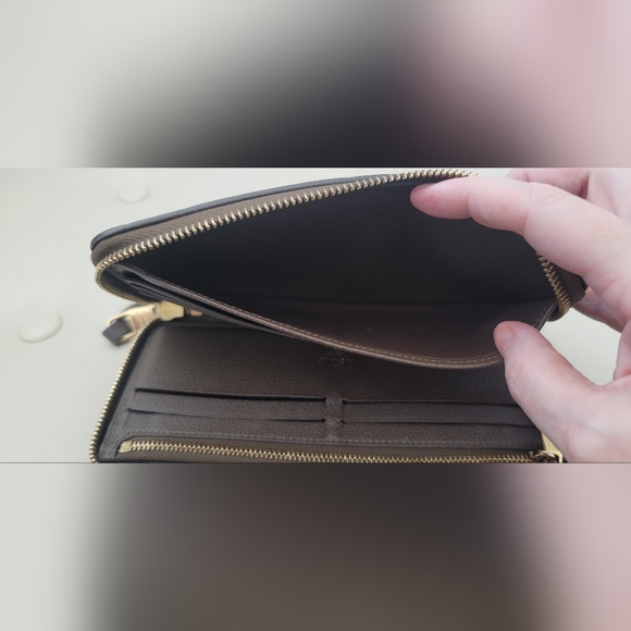 Louis Vuitton Monogram Empreinte Zippy Wallet in brown - Picture 6 of 12